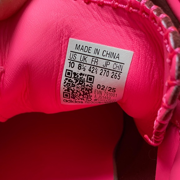 Adidas Fuchsia and Burgundy Sneakers - Picture 4 of 4
